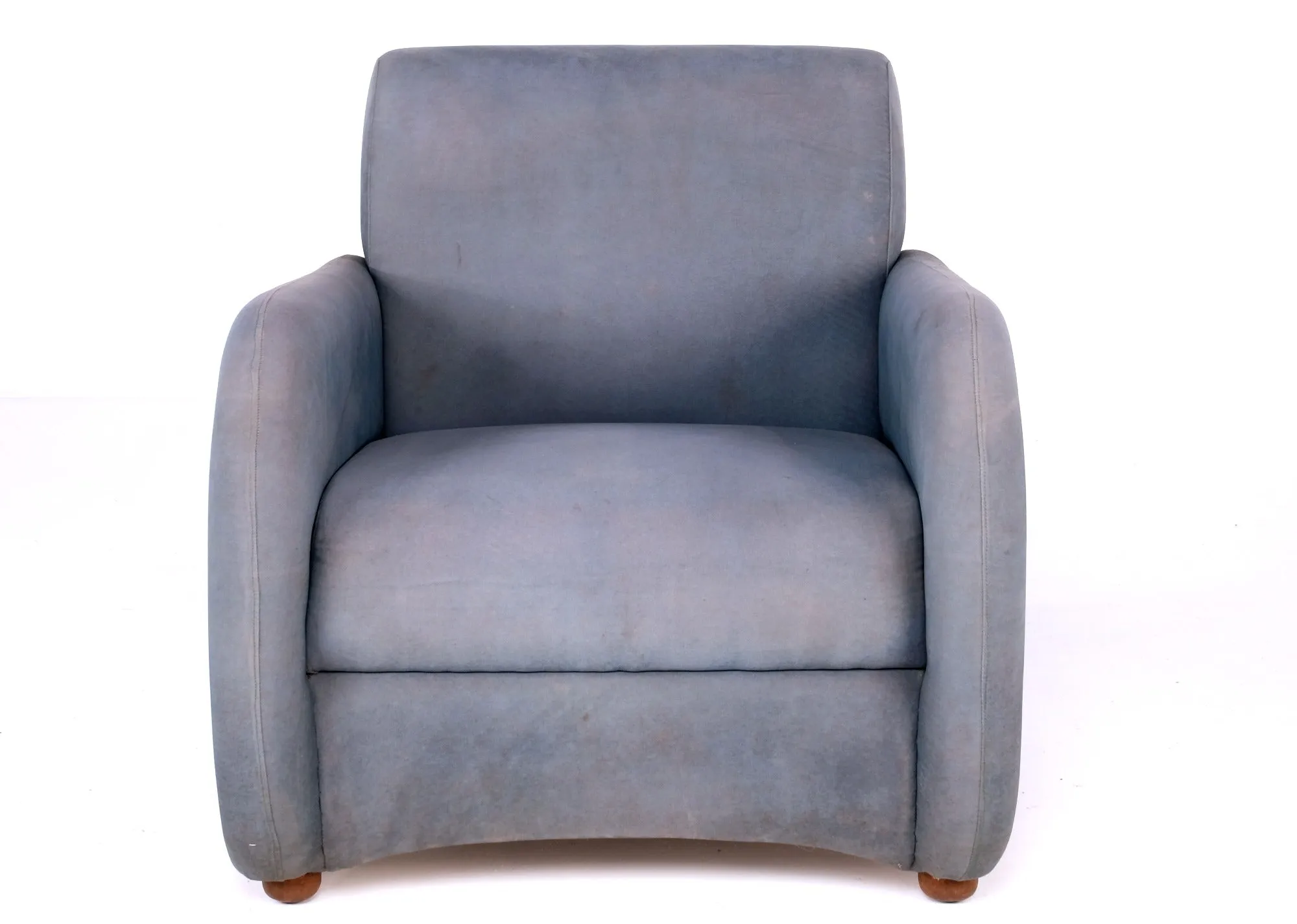 FABRIC LIGHT BLUE ARMCHAIR