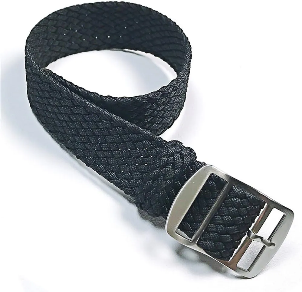 Fabric Woven Bracelet for Perlon Watch Band Replacement Wristband 14mm 16mm 18mm 20mm 22mm Nylon Strap Watchband