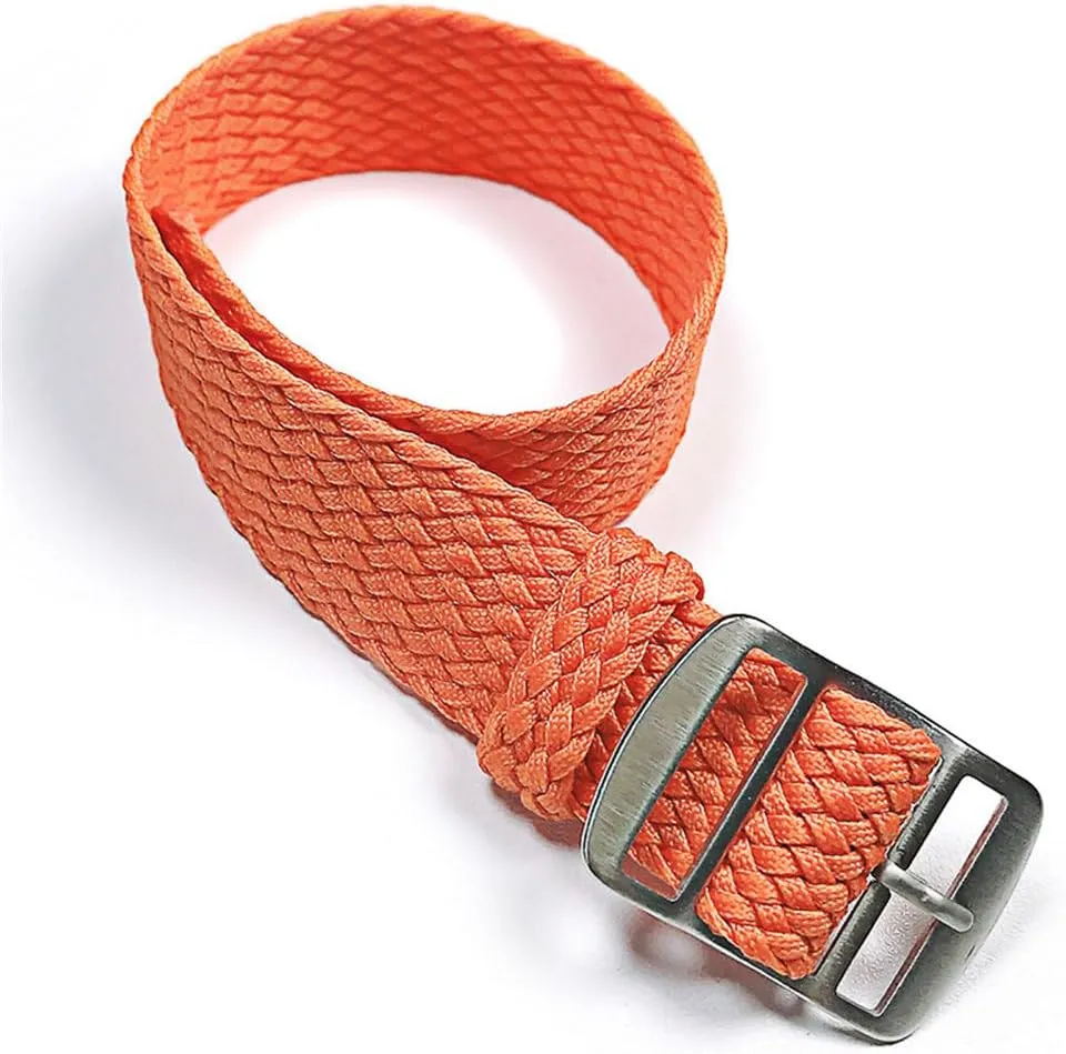 Fabric Woven Bracelet for Perlon Watch Band Replacement Wristband 14mm 16mm 18mm 20mm 22mm Nylon Strap Watchband