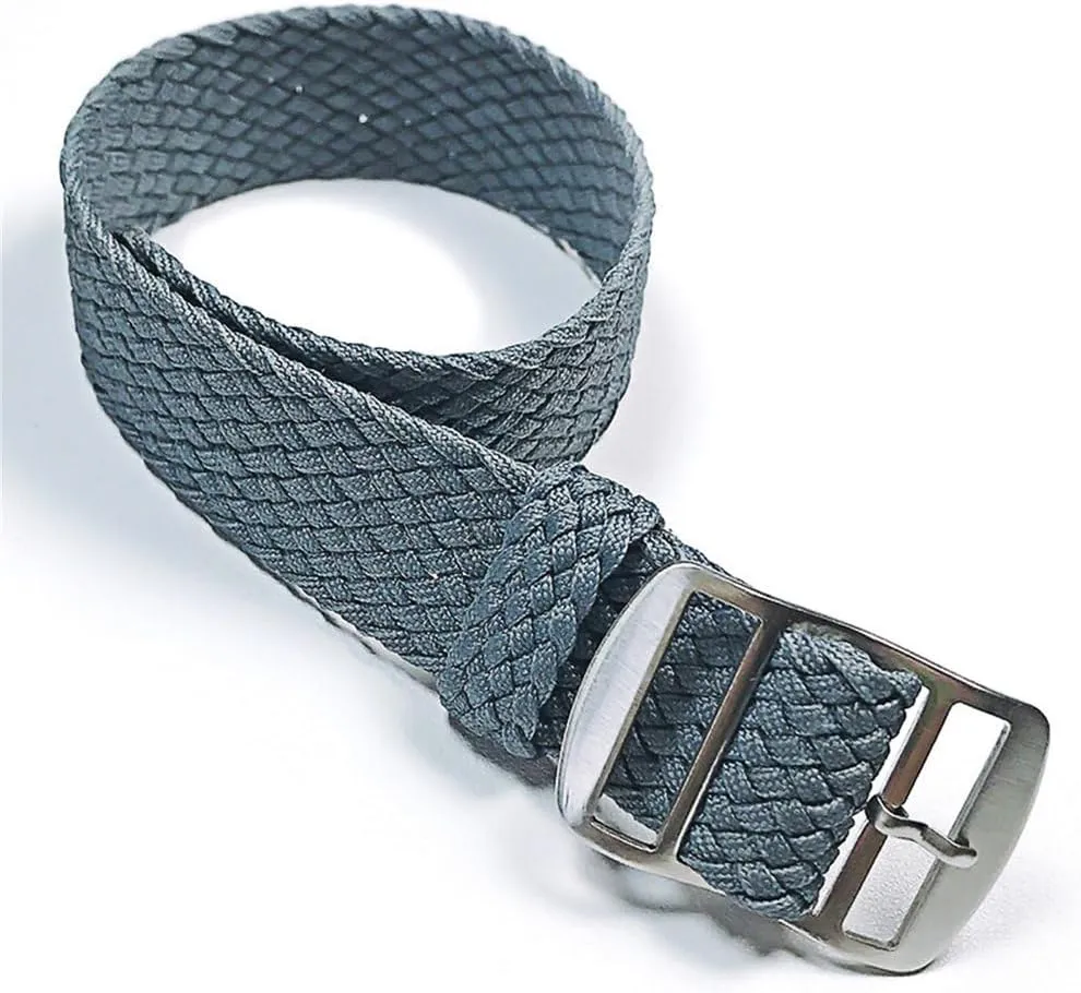Fabric Woven Bracelet for Perlon Watch Band Replacement Wristband 14mm 16mm 18mm 20mm 22mm Nylon Strap Watchband