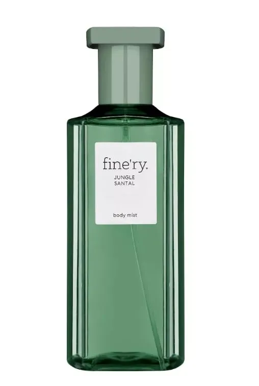 Fine'ry Body Mist Fragrance Spray – Jungle Santal | Long-Lasting Scent | 5 fl oz - (Pack of 1)