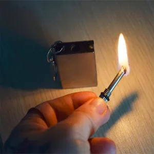 Flint Metal Fire Starter for Emergency Outdoor Usage