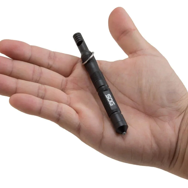 Flint Outdoor Survival Fire Starter Lighter - Mini Multitool EDC Pocket Self-Defense Keychain Tools - FT1001