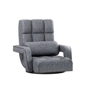 Floor Lounge Recliner Grey