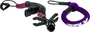 FLY RACING FUJL-2389-PURP Ultra Cord Floating Tethercord/Lanyard