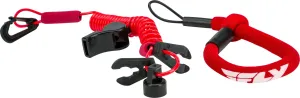 FLY RACING FUJL-2389-RED Ultra Cord Floating Tethercord/Lanyard