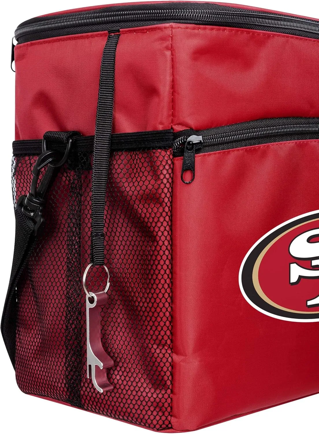 FOCO NFL Unisex-Adult NFL Team Color Logo Soft-Sided Insulated 24-Pack Tailgate Cooler Bag