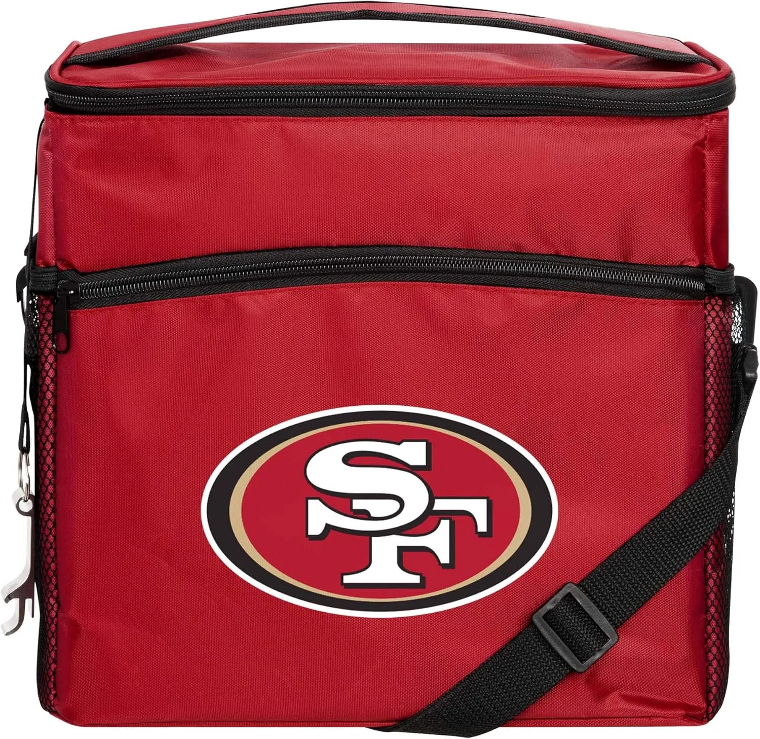 FOCO NFL Unisex-Adult NFL Team Color Logo Soft-Sided Insulated 24-Pack Tailgate Cooler Bag