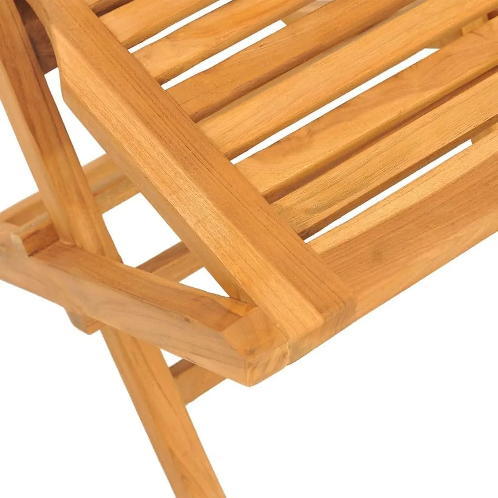 Folding Patio Chairs 6 pcs Solid Teak Wood Outdoor Furniture Folding Garden Comfortable Backrest Lounge Outdoor Furniture Patio Dining Chairs