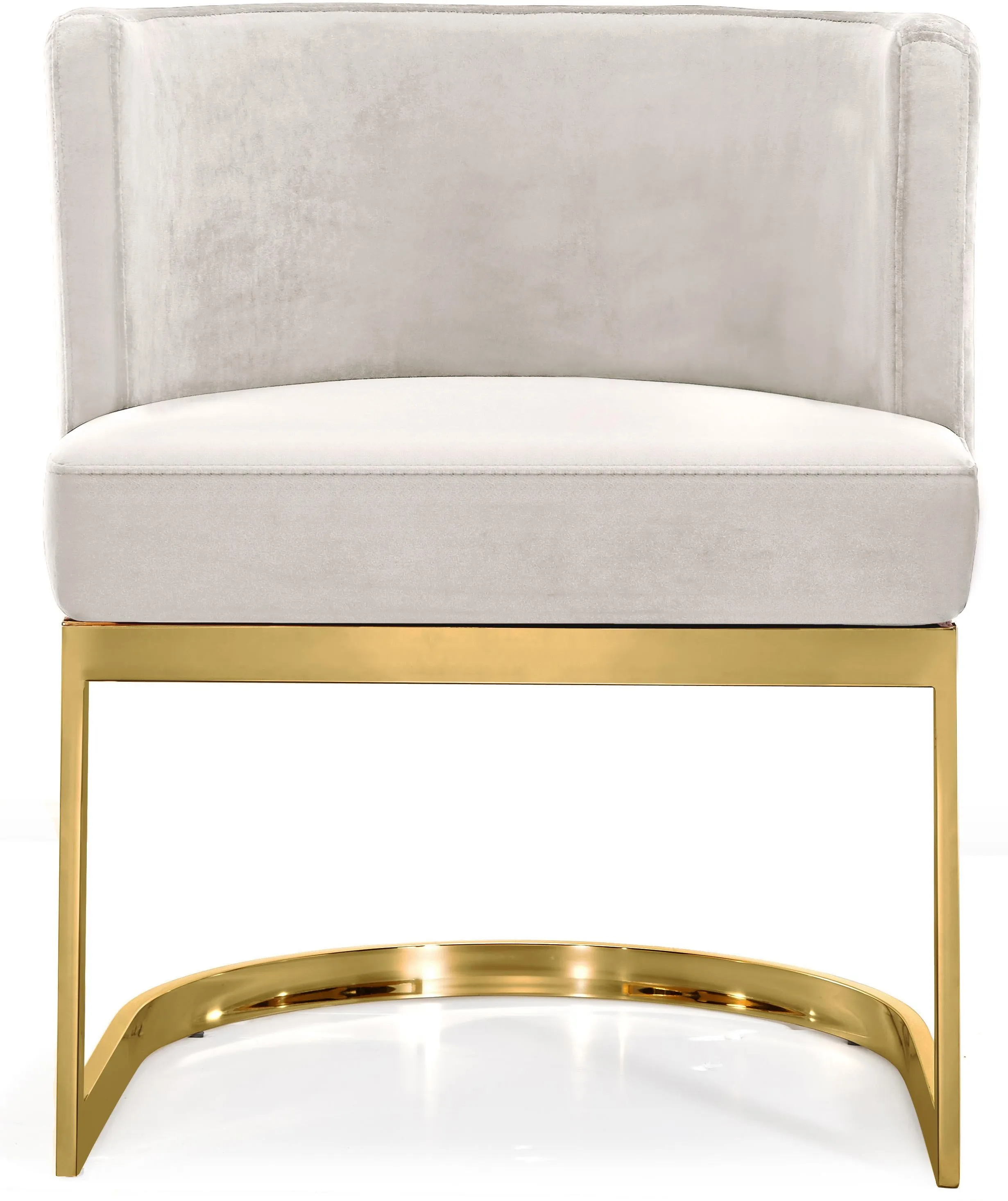 Gianna Cream Velvet Dining Chair