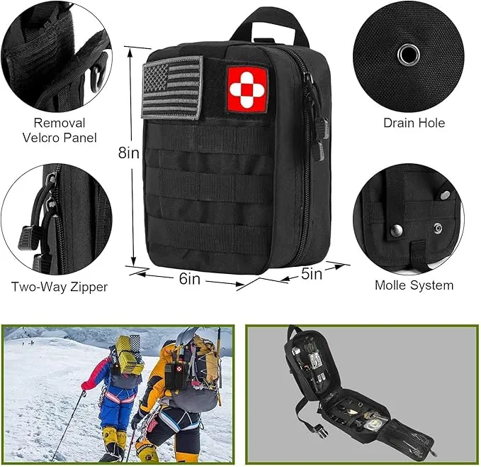 Gifts for Him Men Dad Christmas, Survival Kits, Emergency Survival Gear and Equipment, Cool Gadgets for Men Camping Fishing Hunting Outdoor