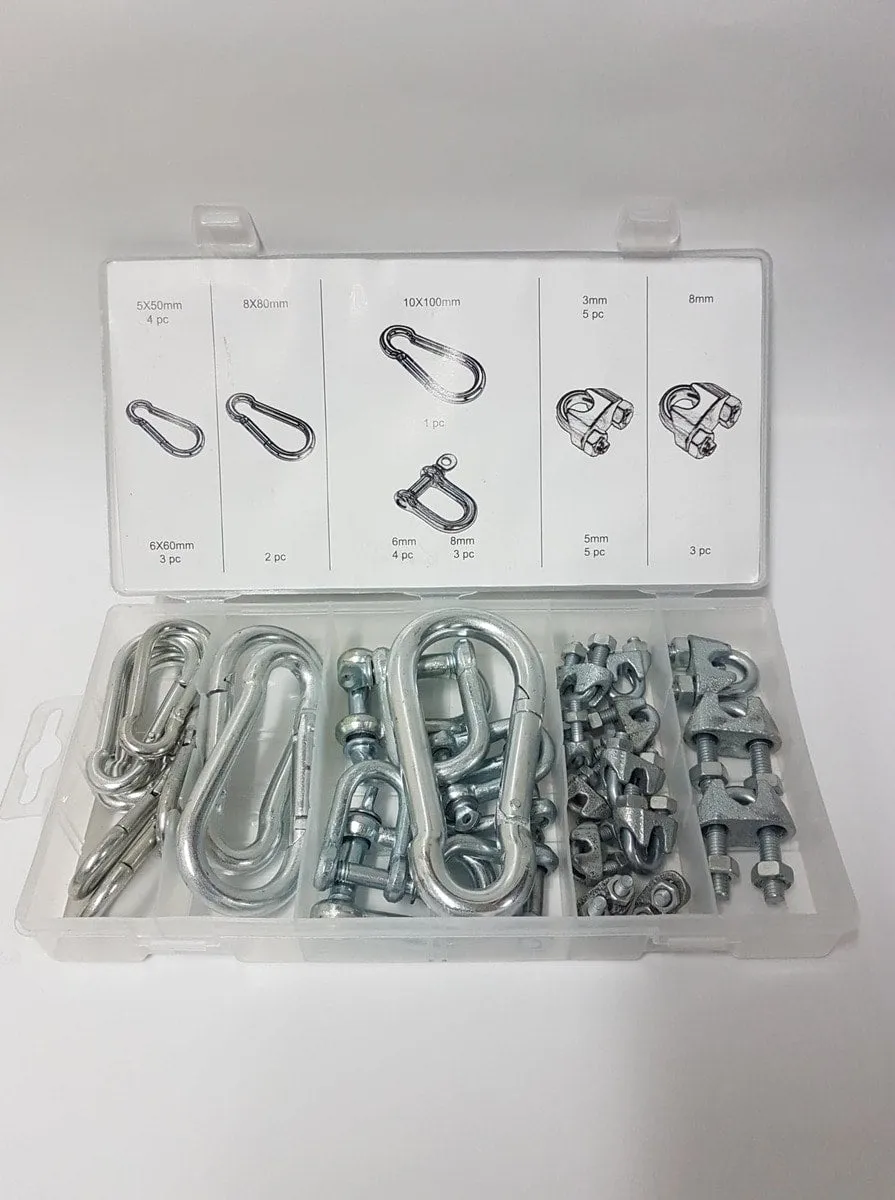 Grab N Go Kit - Shackle and Wire Rope Clips