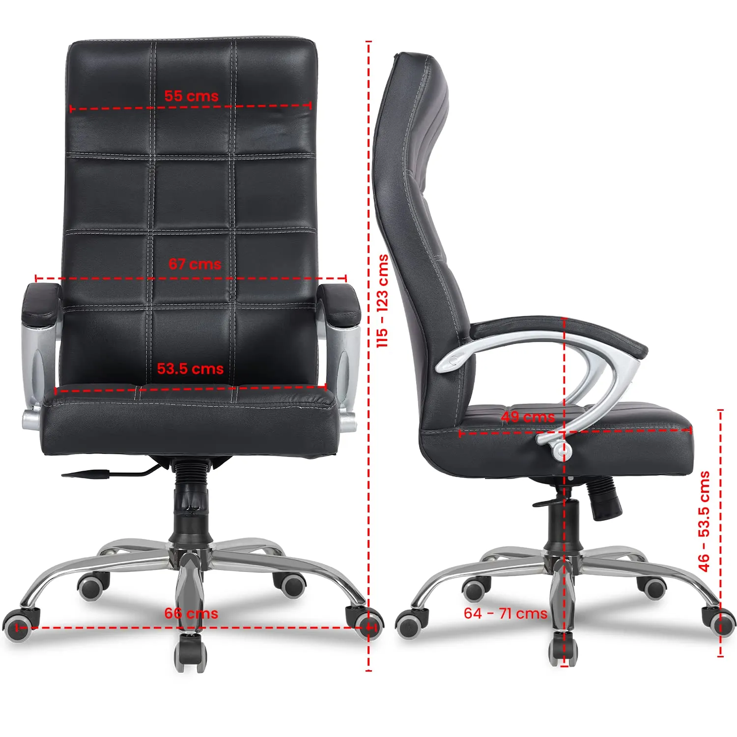 Green Soul Renewed Ace High Back Executive Chair