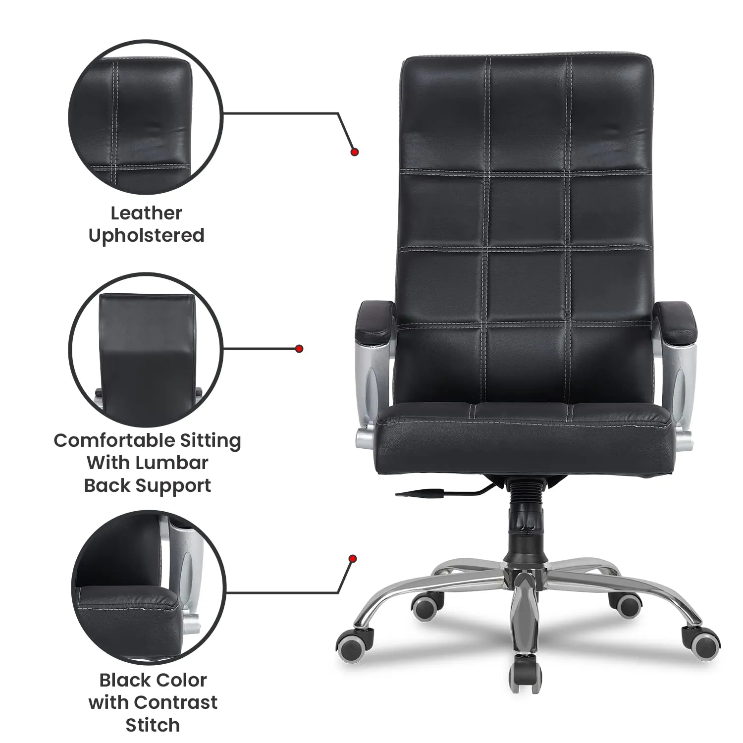 Green Soul Renewed Ace High Back Executive Chair