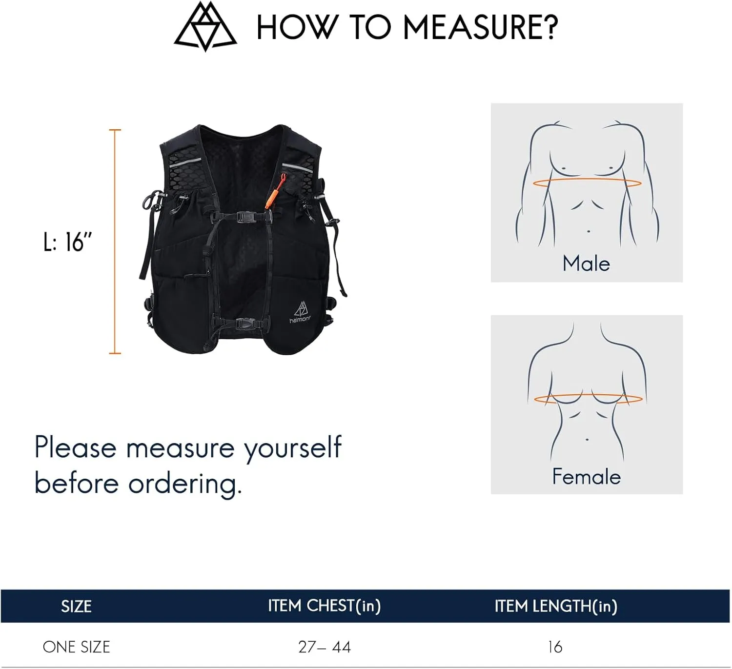 Haimont Running Hydration Vest, 5L Lightweight Runner Vest Pack for Women Men, Trail Running