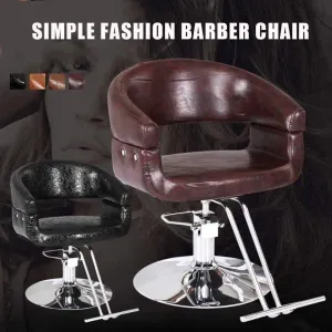 Hair Cutting Salon Chair Hydraulic Barber Chair Salon Beauty Haircut Hairdressing Styling Equipment 360 Degree Swivel Salon Styling Beauty Equipment (Color : Green) (Bright Black)