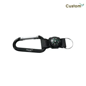 HCU Busbee Carabiner with Compass