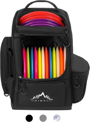 Himal Outdoors Disc Golf Bag with 30  Disc Capacity, Durable Disc Golf Backpack for Men Multiple Storage Pockets
