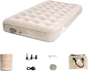 HUANGANG Inflatable Airbed with Built in Quick Self-Inflating Camping Bed Portable Air Mattress for Home Camping Travel