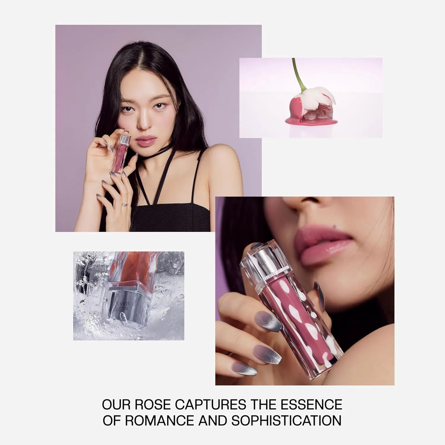 Icy Glow Lip Tint – Vegan Collagen, No-Stain, Hydrating Gloss, (K-Beauty) Makeup, Red & Tinted Shades (03 SWAY, 0.18 Fl oz)