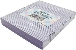 Jumbo Nail File 50 PCS Professional Double Sided 100/180 Grit Nail Files Emery Board Purple Manicure Pedicure Tool and Nail Buffering Files