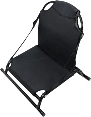 Kayak Seat Foldable Replacement Anti Slip Beach Chair Adjustable Fishing Seat with Back Support for Travel Inflatable Kayak