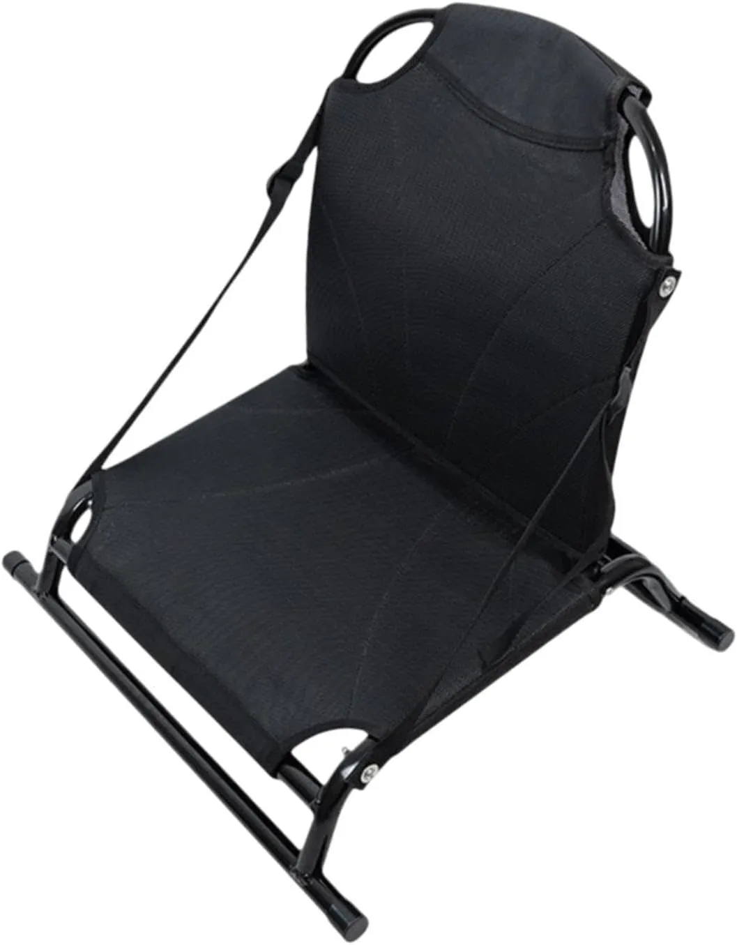 Kayak Seat Foldable Replacement Anti Slip Beach Chair Adjustable Fishing Seat with Back Support for Travel Inflatable Kayak