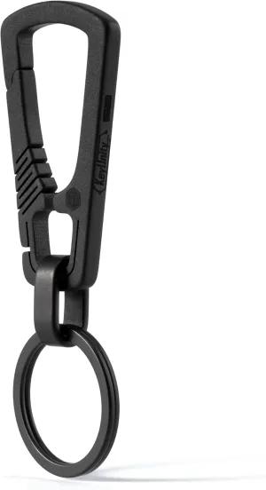 KeyUnity Titanium Carabiner Keychain Clip, Quick Release EDC Key Holder Organizer with Key Ring