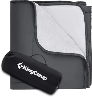 KingCamp Outdoor Blanket Waterproof Camping Blanket Beach Blanket Sandproof Beach Mat Stadium Blanket Travel Blanket Portable Picnic Blanket for Park Grass Concert Sports