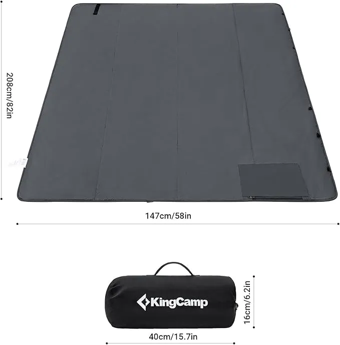KingCamp Outdoor Blanket Waterproof Camping Blanket Beach Blanket Sandproof Beach Mat Stadium Blanket Travel Blanket Portable Picnic Blanket for Park Grass Concert Sports