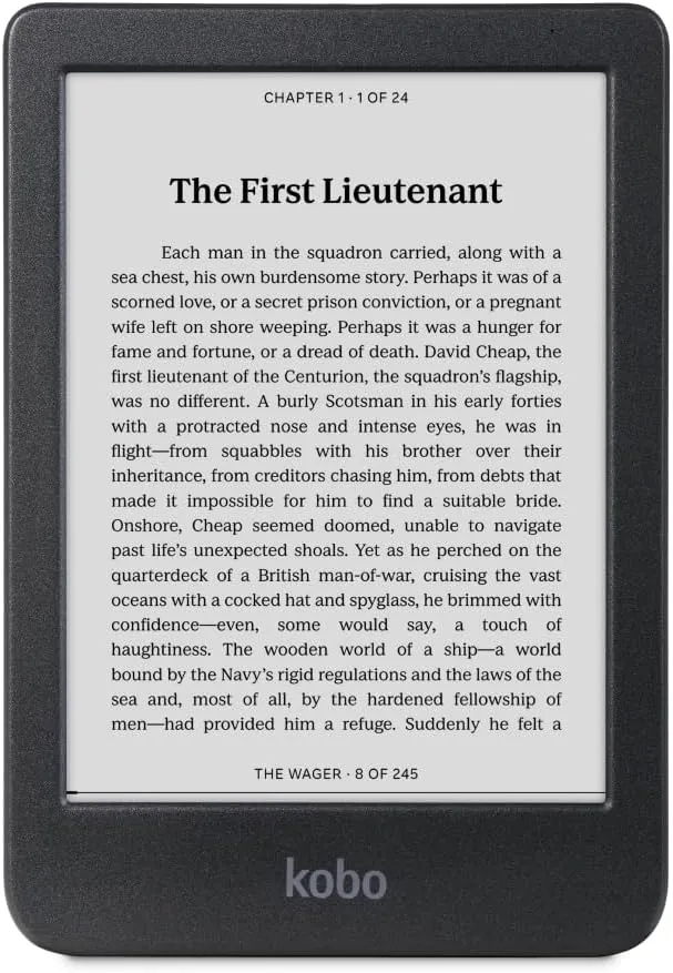 Kobo Clara BW eReader with Case Bundle (Clear Case, Case Bundle)