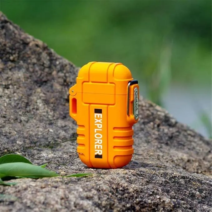 Lafagiet Waterproof Arc Lighter, dual Plasma Arc Lighter, USB Rechargeable Flameless Electric Lighters for Candle, Camp
