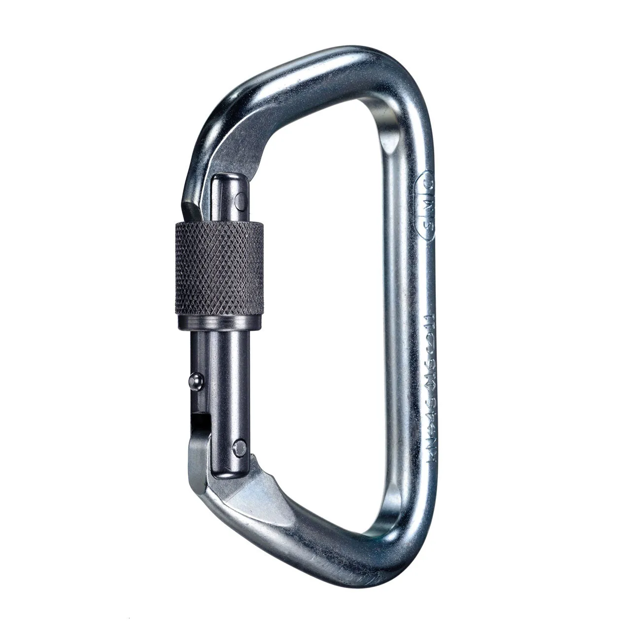 Large Steel Locking D Screwgate Carabiner