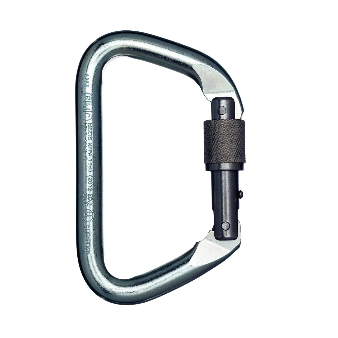 Large Steel Locking D Screwgate Carabiner