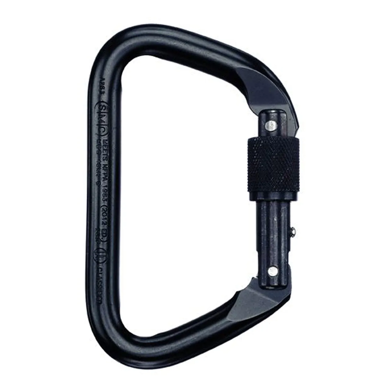 Large Steel Locking D Screwgate Carabiner