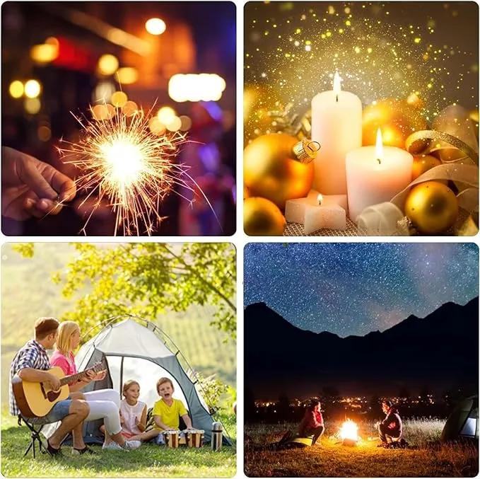 LcFun Electric Lighter Rechargeable USB Lighter 1 Pack Flameless Windproof Lighters Plasma Arc Lighter for Camping, Outdoor Adventure, Hiking, Survival Tactical