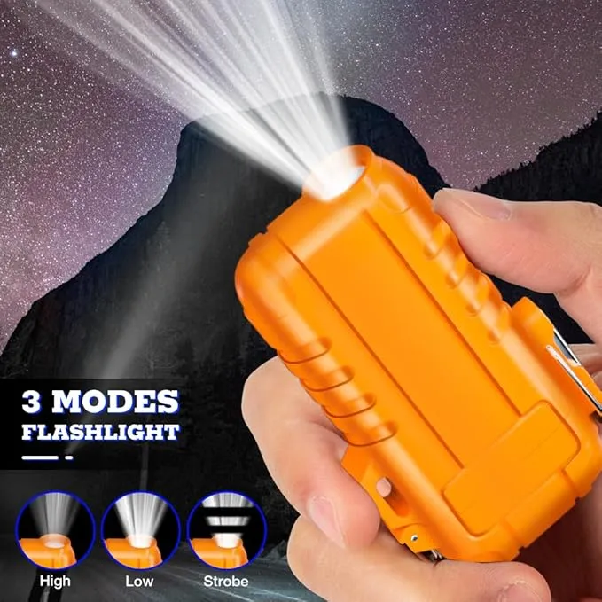 LcFun Electric Lighter, USB C Rechargeable Lighter, 360°Flexible Neck Arc Lighter, Plasma Lighters with LED Battery Display & Flashlight, Windproof & Waterproof Lighters for Candle, Camping, Survival