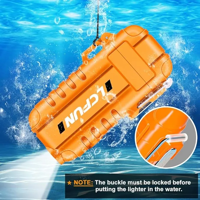 LcFun Electric Lighter, USB C Rechargeable Lighter, 360°Flexible Neck Arc Lighter, Plasma Lighters with LED Battery Display & Flashlight, Windproof & Waterproof Lighters for Candle, Camping, Survival