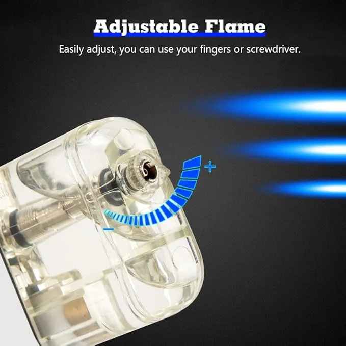 LcFun Waterproof Lighter 2 Pack, Electric Lighter USB C Rechargeable, Torch Lighters Butane Refillable, Windproof Butane Lighters Plasma Arc Lighter for Hiking, Camping Gear, Survival Kits