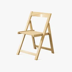 Lecce Foldable Dining Chair, Oak, Set of 2