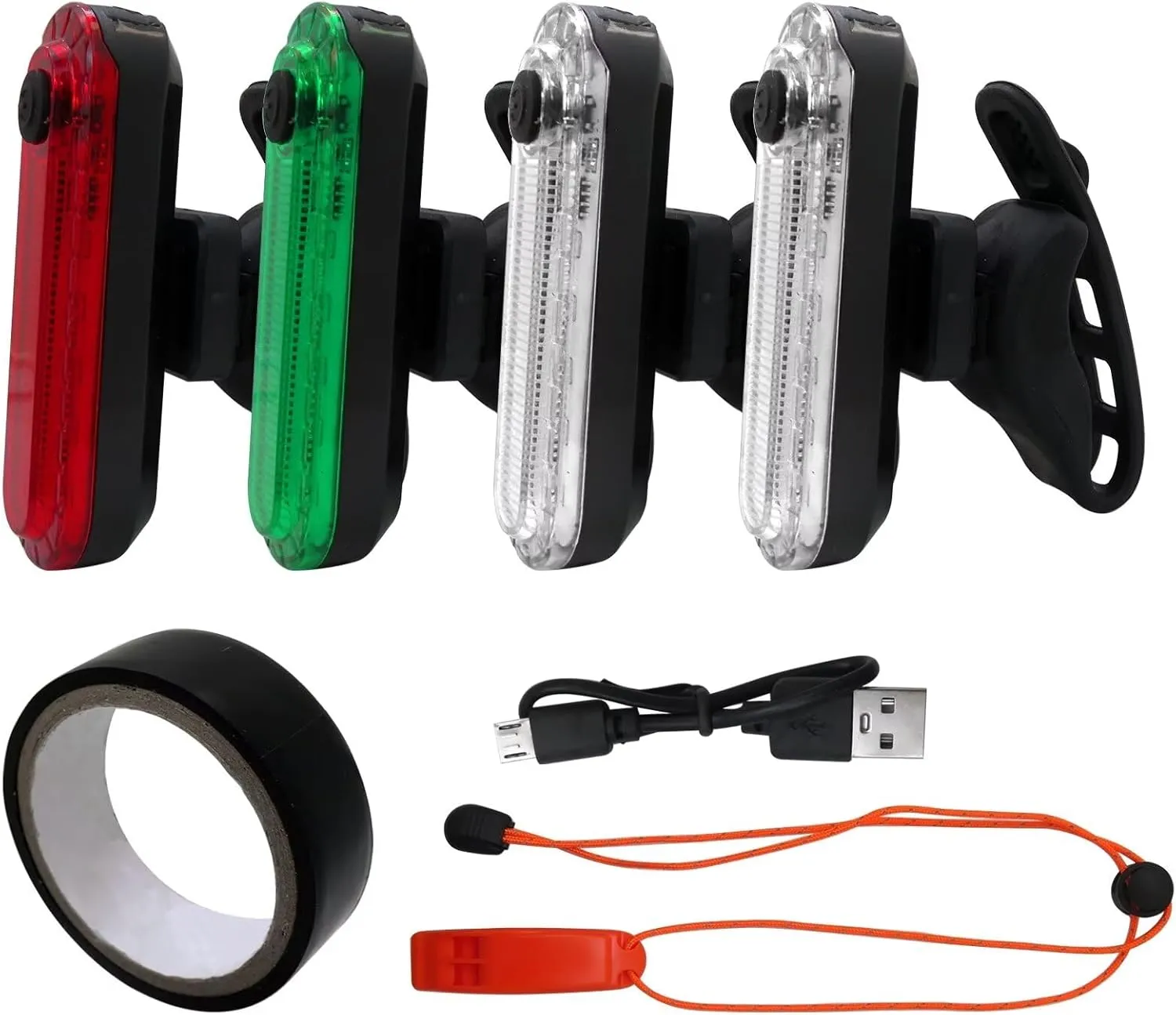 LED Navigation Lights Kit for Boat Kayak, Stern Ligths Battery Operated, 4 Pack Rechargeable Lights for Night Kayaking, Paddle Board Lights, Safety Lights for Pontoon Boat, Dinghy, Bass Boat…