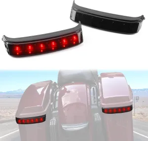 LED Saddlebag Tail Lights for Harley, Saddlebag Housing Running Brake Light Turn Signal Lamp for Harley Touring Street Road Glide King Road Glide CVO Electra Glide Ultra Limited 2014-2022 Accessories