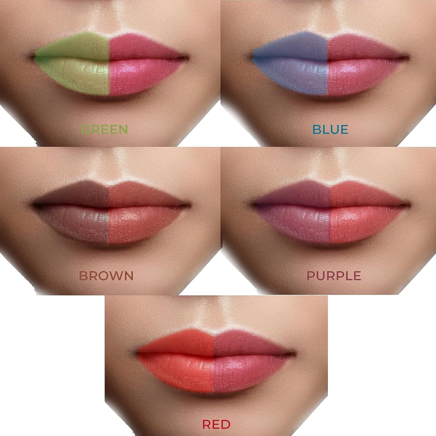 Lipstick pH Color Changing Long Lasting (Black (Pack of 5))
