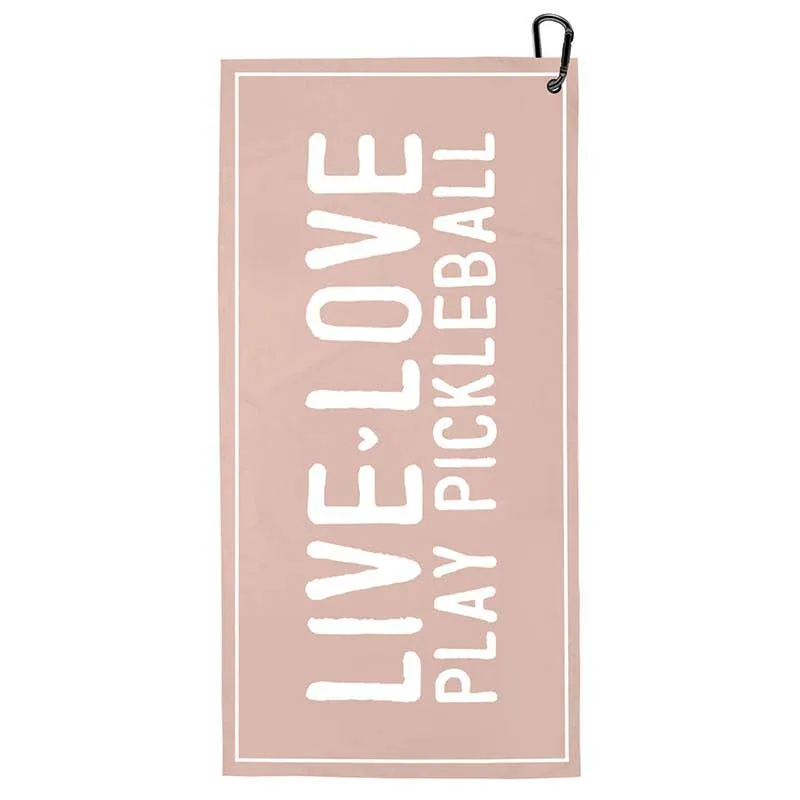 Live Love Play Pickleball Sweat Towel