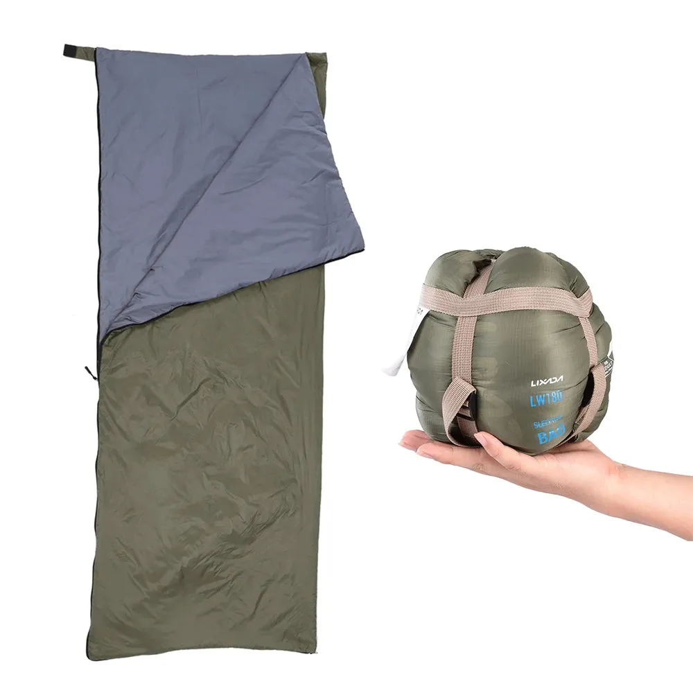 Lixada Ultralight Envelope Camping Sleeping Bag, Compact, 6.23ft x 2.46ft, 1.5 lbs