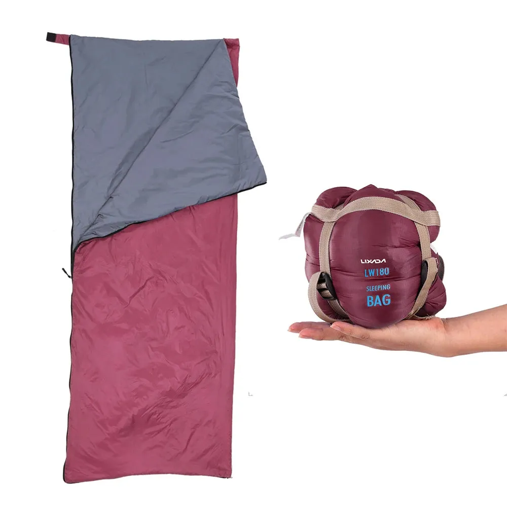 Lixada Ultralight Envelope Camping Sleeping Bag, Compact, 6.23ft x 2.46ft, 1.5 lbs