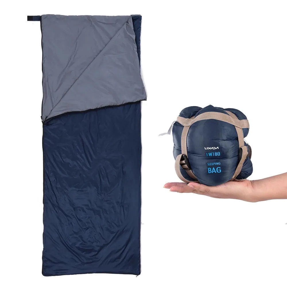 Lixada Ultralight Envelope Camping Sleeping Bag, Compact, 6.23ft x 2.46ft, 1.5 lbs