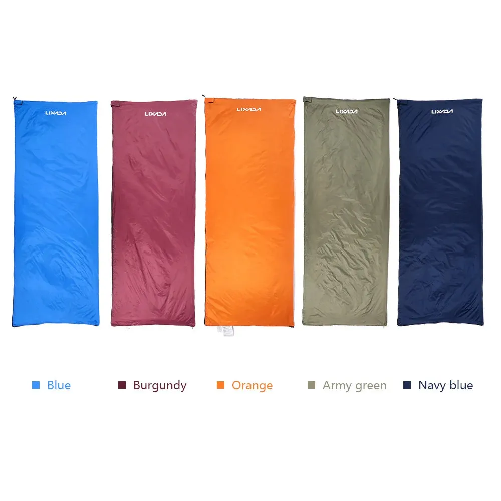 Lixada Ultralight Envelope Camping Sleeping Bag, Compact, 6.23ft x 2.46ft, 1.5 lbs