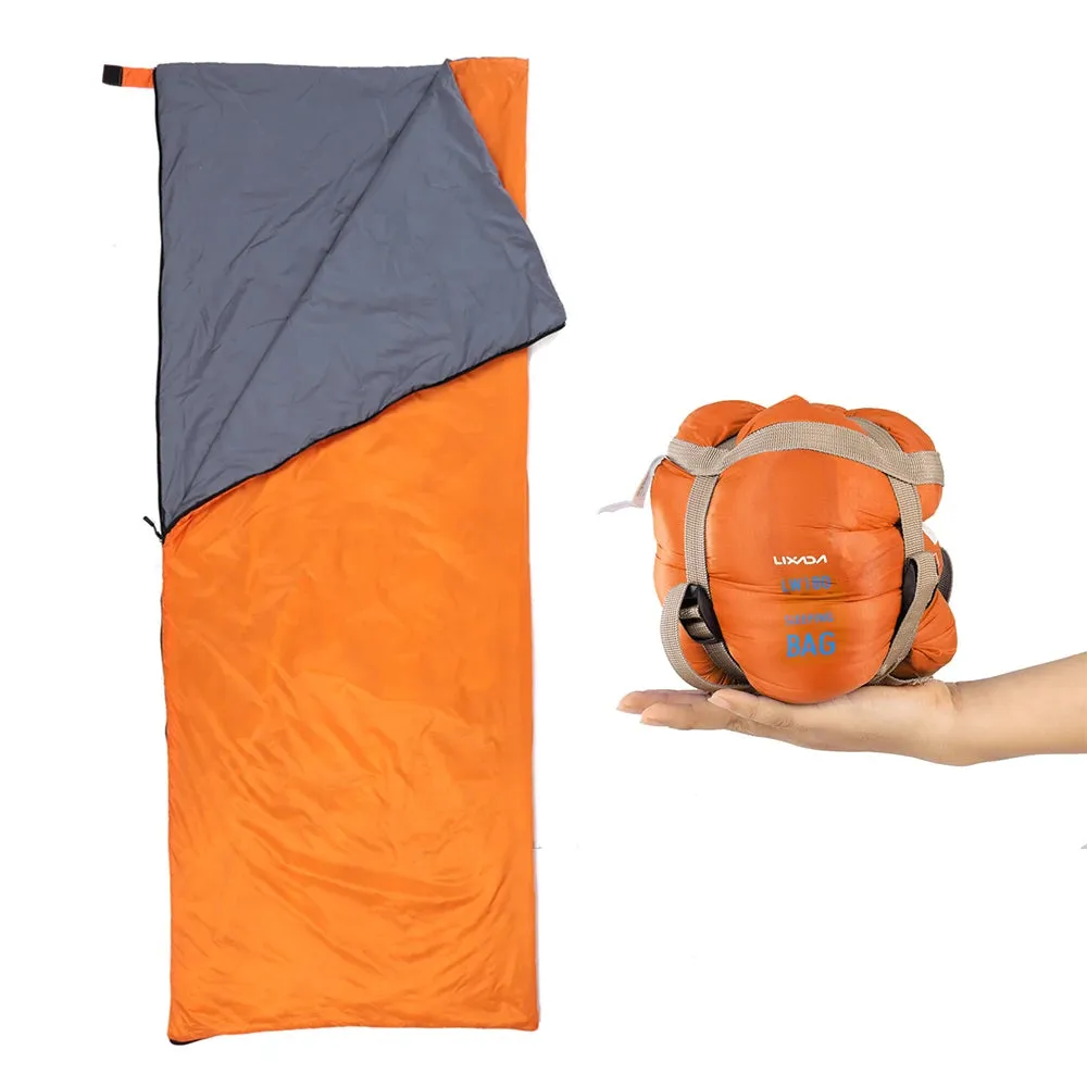 Lixada Ultralight Envelope Camping Sleeping Bag, Compact, 6.23ft x 2.46ft, 1.5 lbs