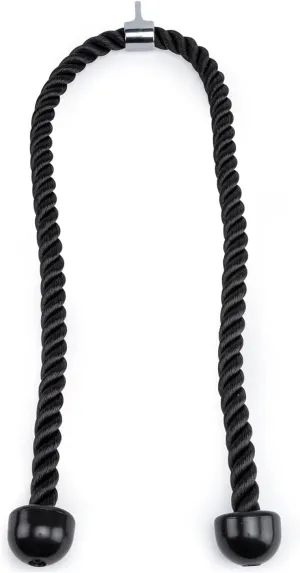 Long Tricep Rope for Home Gym Pulley System,Double Length Tricep Pull Down Rope - 54 Inches Attachment for Cable Machine - Heavy Duty Long Tricep Pull Down Rope